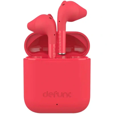 Abbildung von Defunc True Go Slim In Ear Kopfhörer Bluetooth Rot Kunststoff