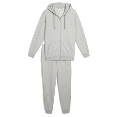 Abbildung von Puma Hooded Trainingsanzug, Herren, Größe: Large, Light gray heather