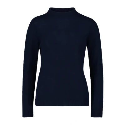 Abbildung von Betty Barclay MIT Stehkragen Strickpullover, Damen, Größe: 44, Dunkelblau