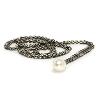 Abbildung von Trollbeads Fantasy Damen Halskette mit Perle Sterlingsilber 120 cm