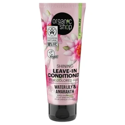 Abbildung von Organic Shop Shining Leave In Conditioner für gefärbtes Haar, Seerose und Amaranth, 75 ml, 1 Packung