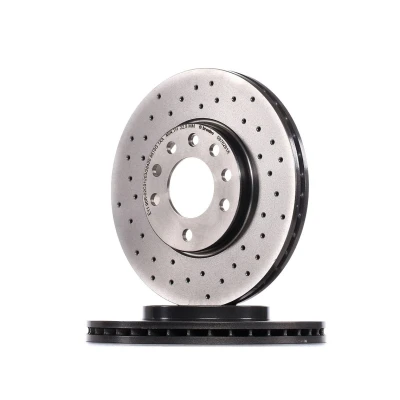 Abbildung von BREMBO XTRA LINE 09.7629.1X Bremsscheibe 280 25 5 gelocht/innenbel. beschichtet hochgekohlt OPEL: Zafira B, A, Meriva A