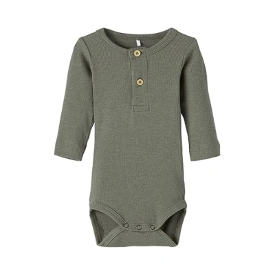 Abbildung von Name it Nbmkab Body für Kinder, Größe: 86, Dusty olive