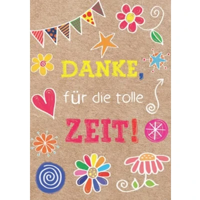 Abbildung von Danke für die tolle Zeit Notizbuch: als Kindergarten Abschiedsgeschenk. Geschenk Erzieherin, Erzieher zum Abschied, Kita ... Lehrerin Grundschule. Alternative karte