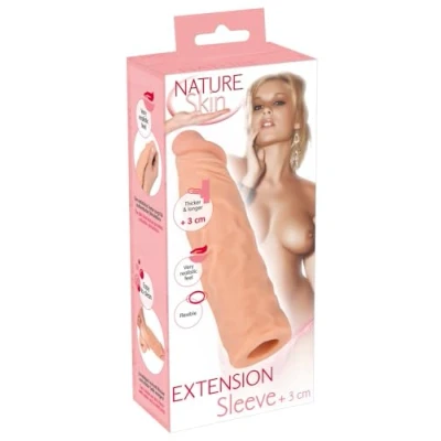 Abbildung von Penishülle „Extension Sleeve +3cm“, 19,5 cm