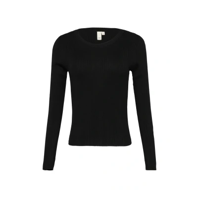 Abbildung von QS Strickpullover, Damen, Größe: Large, Schwarz