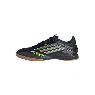 Abbildung von adidas Performance F50 League IN Fußballschuh Halle, Herren, Größe: 39 1/3, Core black/iron metallic/lucid lemon Schuhe
