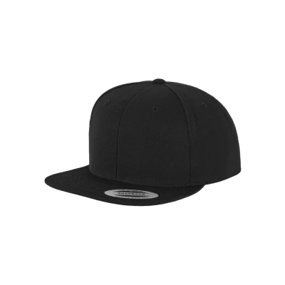 Abbildung von Flexfit Unisex Classic Snapback Cap Kappe, Schwarz, Einheitsgröße EU