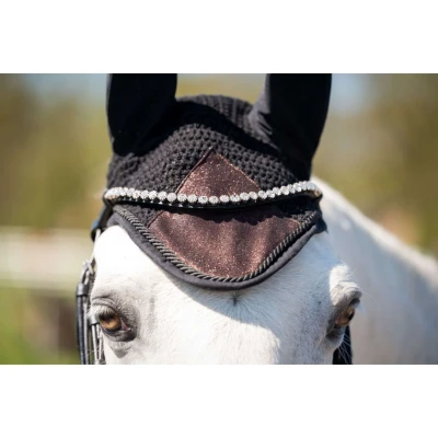 Abbildung von HB Fliegenhaube Mahonie Glitter Vollblut