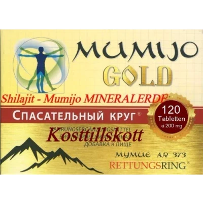 Abbildung von MUMIJO&quot;Gold&quot; Мумиё (MINERALERDE), 120 Tabletten