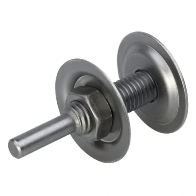 Abbildung von wolfcraft Spanndorn Für Bohrung, 10 mm, 2116000, optimalen Rundlauf von Schleif und Polierscheiben ohne Schaft