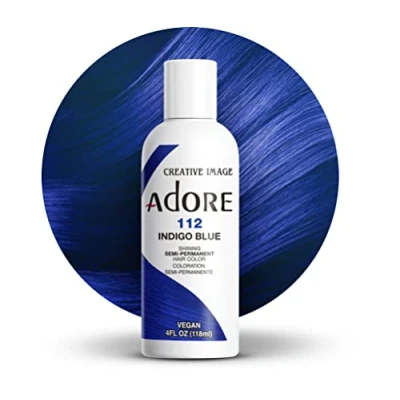 Abbildung von Adore Shining Semipermanente Haarfarbe, 112 Indigoblau