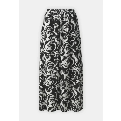 Abbildung von Vero Moda Vmeasy Ankle Skirt Maxirock, Damen, Größe: Medium, Snow white/black