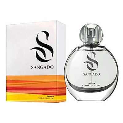 Abbildung von SANGADO Flieder Parfüm für Damen, 8 10 Stunden Langanhaltend, Luxuriös Duftendes, Blumiges, Zarte französische Essenszen, Extra konzentriert (Parfüm), 50 ml Spray