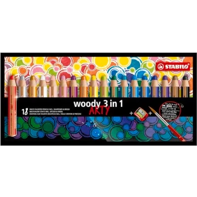 Abbildung von STABILO 3 in 1 Buntstifte Arty 18er Pack