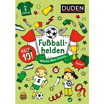 Abbildung von Mach 10! Fußballhelden Ab 8 Jahren: Rätseln, Üben, Knobeln