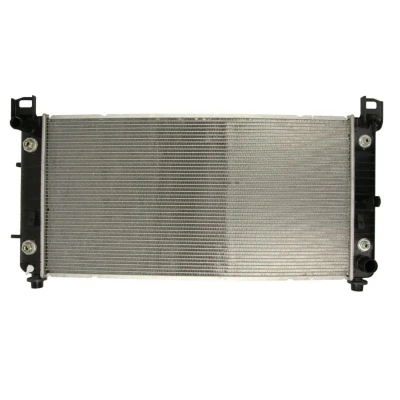 Abbildung von NRF EASY FIT 56008 Kühler, Motorkühlung Aluminium 865 445 33 mit Gummitülle Kühlrippen gelötet