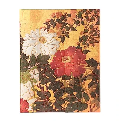 Abbildung von Natsu (Rinpa Florals) Ultra Unlined Hardback Journal (Wrap Closure)