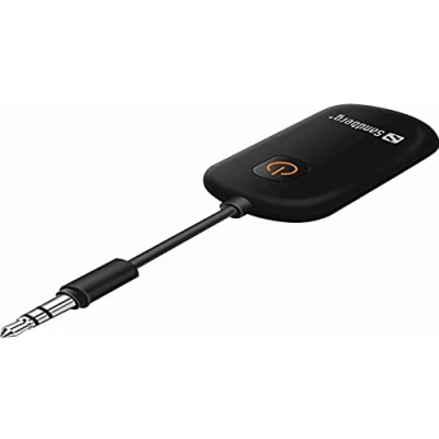 Abbildung von Sandberg Bluetooth Audio Link 2in1 TxRx 2in1, 450 12 (Bluetooth TxRx, Receiver/Transmitter, 75 g, Black)