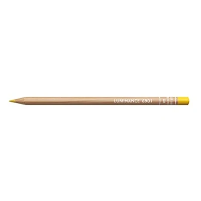 Abbildung von Caran d&#039;Ache Luminance Colour Pencil Artist Farbstifte Bleistift/ 3 Stück/Pack Farbe: 034 Yellow Ochre (6901.034)