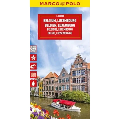 Abbildung von Marco Polo Reisekarte Belgien, Luxemburg 1:250.000: Highlights