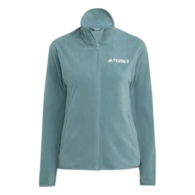 Abbildung von adidas Damen Terrex Multi Essentials Full Zip Fleece Jacket, preloved Teal, L