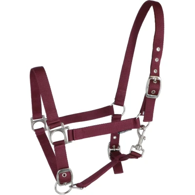 Abbildung von Harry&#039;s Horse Halfter 3x verstellbar Bordeaux Warmblut