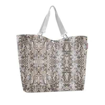 Abbildung von reisenthel shopper XL snake sand Geräumige Shopping Bag und edle Handtasche in einem Aus wasserabweisendem Material