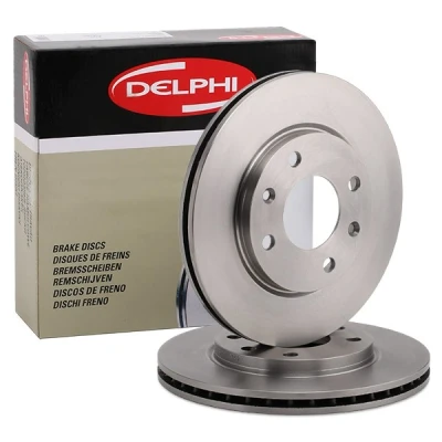 Abbildung von DELPHI BG2444 Bremsscheibe 247 20 4 Belüftet geölt unbehandelt ohne Radlager, ABS Sensorring PEUGEOT: 206+ Hatchback, 206 SW