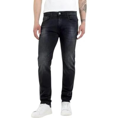 Abbildung von Replay Herren Jeans Anbass Slim Fit mit Comfort Stretch, Dark Grey 097 (Grau), 36W / 36L
