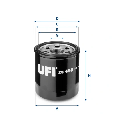 Abbildung von UFI 24.456.00 Kraftstofffilter Filtereinsatz FORD: Transit Mk5 Platform / Chassis, Van, Minibus