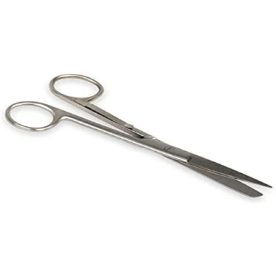 Abbildung von Gima Lister Verbandschere für Krankenpfleger, Raupe Fantasie, aus rostfreiem Stahl, seidenglänzend und pulverbeschichtet, Länge 14 cm