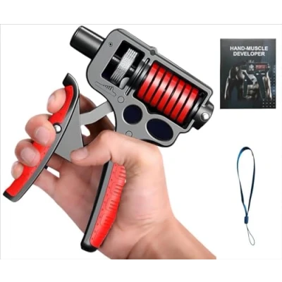 Abbildung von Handtrainer，Unterarm Trainingsgerät Einstellbarer Widerstand 5 165KG，Grip Griffkraft Trainer，Hand Unterarm Trainingsgerät，Metall Grip Trainer für Sportler und Wiederherstellung der Hand