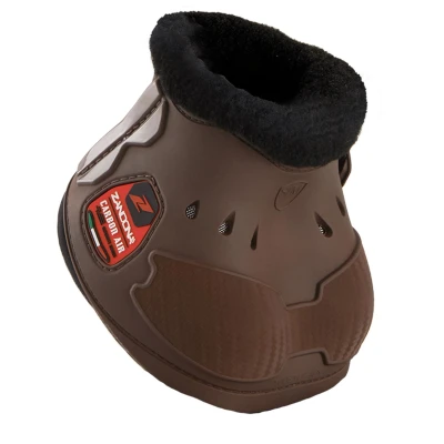 Abbildung von Zandona Hufglocken Carbon Air Velcro Braun S/M