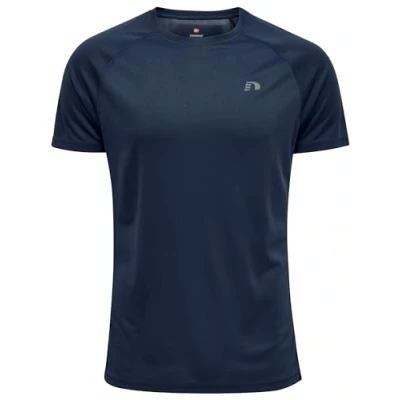 Abbildung von Newline MEN CORE Running Sport Tshirt, Herren, Größe: Small, Black iris
