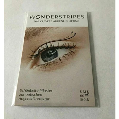 Abbildung von Wonderstripes Augenlid Pflaster, transparent, Größe L