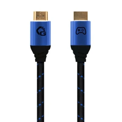 Abbildung von OEHLBACH GAMING New Game Blue 2 Meter HDMI 2.1b Kabel Ultra High Speed zertifiziert, 8K@60Hz, eARC, ALLM, VRR, DSC kompatibel mit PS5, Xbox Series X/S, Nintendo Switch, PC Schwarz 1 Stück