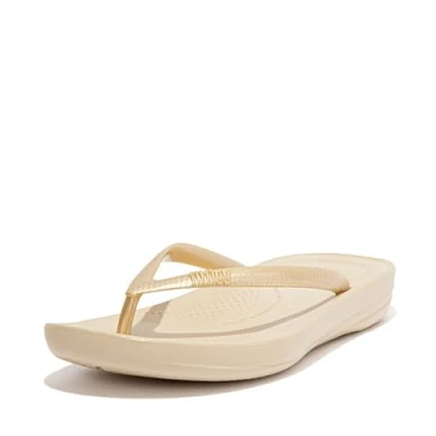 Abbildung von Fitflop Iqushion Ergonomic Badezehentrenner, Damen, Größe: 37, Gold Schuhe