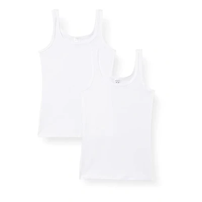 Abbildung von Schiesser Organic Cotton Teens 2 PACK Unterhemd/shirt für Kinder, Größe: 140, White
