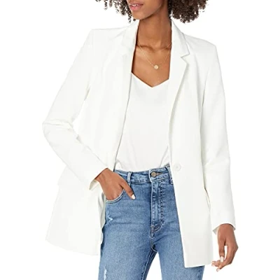 Abbildung von The Drop Blazer für Damen, Blake Lang, Elfenbeinfarben, 3XL Große Größen