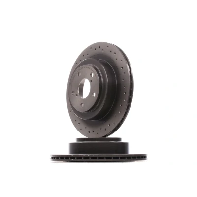 Abbildung von BREMBO 09.B041.1X Bremsscheibe 290 18 5 gelocht/innenbel. beschichtet hochgekohlt SUBARU: Impreza II Estate, Saloon, III Saloon