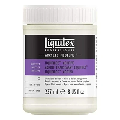 Abbildung von Liquitex 125908 Professional Liquithick Verdickendes Gel Medium, verleiht es die Handhabungseigenschaften von Öl oder Encaustinc Farbe, 237ml Topf
