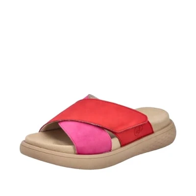 Abbildung von Rieker Damen Pantolette in rot Gr. 38