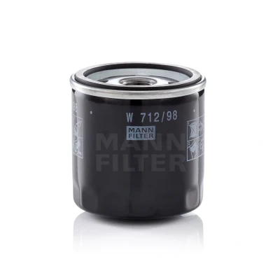 Abbildung von MANN FILTER W 712/98 Ölfilter 3/4 16 UNF 1B mit einem Rücklaufsperrventil Anschraubfilter