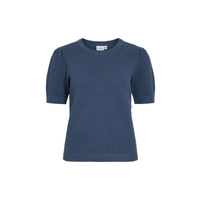 Abbildung von VILA Tshirt basic, Damen, Größe: XS, Vintage indigo