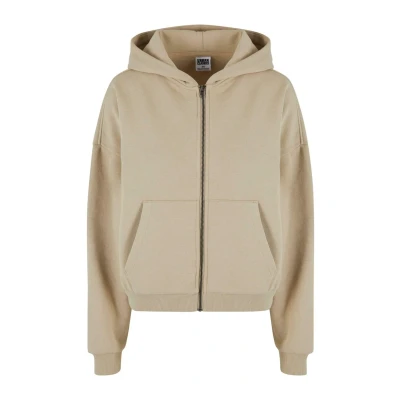 Abbildung von Urban Classics BOXY Sweatjacke, Damen, Größe: Large, Wetsand