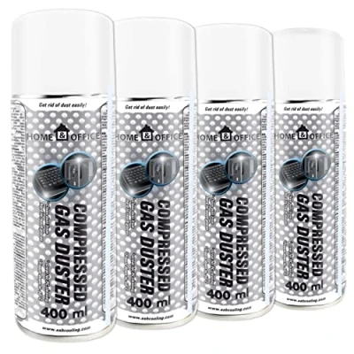 Abbildung von AABCOOLING Home&amp;Office Druckluftspray Gas Duster 4x 400ml K2, Kamera, Reinigungspray PC Duster, Foto, Elektronik, Bildschirmen, Pressluft, Druckluftreiniger, Reinigung