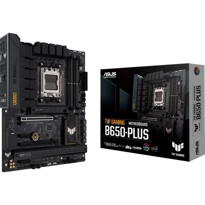 Abbildung von ASUS TUF GAMING B650 PLUS Mainboard Sockel AMD AM5 (Ryzen 7000, ATX, PCIe 5.0, DDR5 Speicher, 14 Power Stages, USB 3.2 Gen 2x2 Typ C, 2.5G Ethernet, Aura Sync)