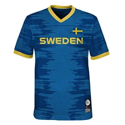Abbildung von FIFA Offizielles Trikot der Jugendmannschaft Frauenfussball Weltmeisterschaft 2023, Schweden, Blau, 12 13 Jahre