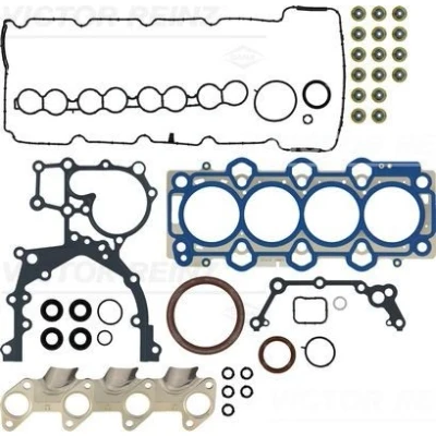 Abbildung von REINZ 01 37740 Dichtungsvollsatz, Motor mit Ventilschaftabdichtung, Wellendichtring Kurbelwelle ohne Ölwannendichtung